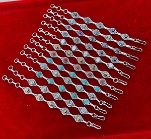 Multi Color Crystal <b>Bracelet</b> Natural <b>Gemstone</b> Silver Plated Handmade <b>Bracelet</b> For Women Wholesale Jewelry - Product Image 5