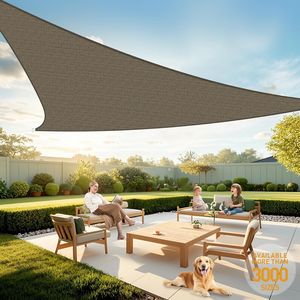 ผ้าใบกันแดด HDPE สีมอคค่า ขนาด 12 x 12 x 17 เมตร รุ่น Elegant Shade Sails & Nets - Product Image 1