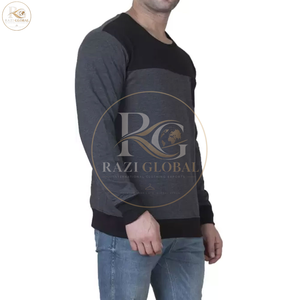 Premium Quality <b>Men</b> <b>Sweatshirt</b> Wholesale Custom <b>Crewneck</b> Pullover Light Weight Casual Wear Solid Color <b>Sweatshirt</b> - Product Image 3