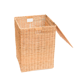 <b>Rectangle</b> Rustic Multipurpose Eco-Friendly Rattan <b>Storage</b> <b>Basket</b> with Lid High Quality Hand-Woven Natural Rattan Material - Product Image 1