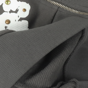 Sudaderas con Capucha y Sudaderas con Estampado por Sublimación para la Industria Manufacturera, Diseño Personalizado Nuevo 2026, Sudadera con Capucha con Estampado Puff, Diseño Negro - Product Image 4