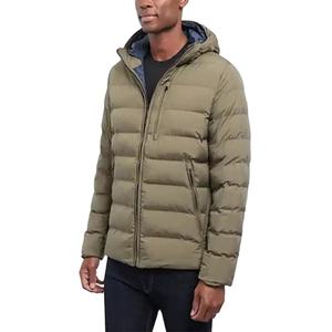 Custom Men Thick Quilted Bubble Puffer Jacket Winter Outdoor Breathable Waterproof Coat Zipper <b>Cotton</b> Filled <b>Padded</b> Jacket 2026 - Product Image 2
