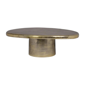 Nordic Metal Hammered <b>Silver</b> Round <b>Coffee</b> <b>Table</b> With Wood Top Eco-Friendly Portable Home Living Room Decorative Furniture - Product Image 5