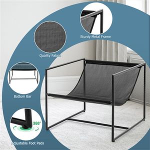 Set di 2 Sedie da Campeggio per Esterni con Seduta Imbottita Extra Large e Cuscini Morbidi, Telaio in Metallo Antiruggine, Capacità 330 LBS - Product Image 6