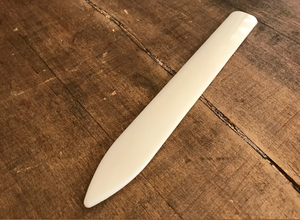 Outil de reliure en os naturel de style animal, écologique et de qualité supérieure, poli, pour le pliage d'origami - Product Image 2