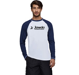 Rashguard respirant pour homme, entraînement sportif, polyester et élasthanne, anti-UV, anti-bactérien, manches longues, séchage rapide, logo personnalisé, léger - Product Image 2