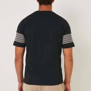 Camiseta de algodón para hombre con cuello redondo, manga corta, lisa, teñida, informal, holgada, transpirable, de tela suave, personalizada, al por mayor, a la moda. - Product Image 5
