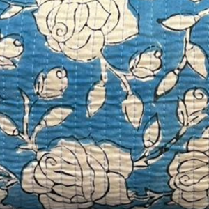 Ensemble de trousses de toilette de luxe en coton artisanal indien, écologiques, imprimées à la main, matelassées, organisateur de voyage, fermeture éclair, imperméable - Product Image 4