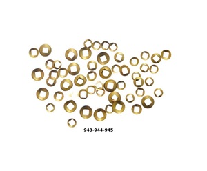 Rondelle en laiton de haute qualité, carrée et ronde, pour la fabrication de bijoux, vente en gros, prix le plus bas, meilleur produit pour la bijouterie - Product Image 3