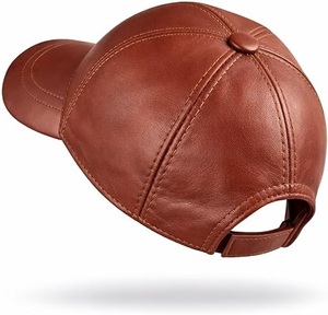 Casquette de baseball en cuir respirante, service OEM, design personnalisé, intérieur rembourré, protection solaire, casquette de baseball en cuir pour le fitness et l'entraînement - Product Image 3