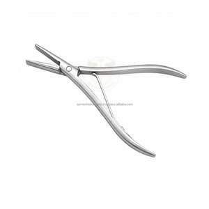 Pince à cheveux en acier inoxydable argenté de 7 pouces avec deux trous, outils de retrait d'extensions de cheveux en kératine (pince de 7 pouces) - Product Image 5