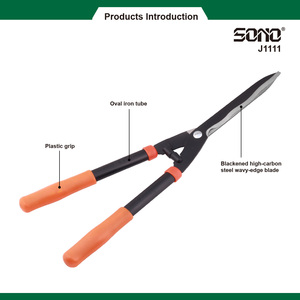 Tijeras de jardinería industriales SONO J1111 para diestros, de brazo largo, para podar árboles/césped/hiedros, con cuchilla de acero al carbono - Product Image 2