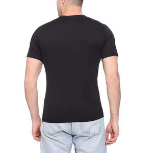 Camiseta de alta calidad para hombre, 100% algodón, cuello redondo, manga corta, lisa, extragrande, para verano. - Product Image 3