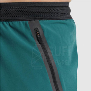 Pantalones Cortos Deportivos para Hombre, de Tela Sólida y Flexible, Cintura Media, Ecológicos, Servicio OEM, para Ejercicio y Actividades Físicas - Product Image 6