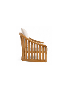 Chaise de salle à manger moderne de luxe en teck massif avec coussin rembourré de qualité supérieure pour meubles de salon intérieur - Product Image 4