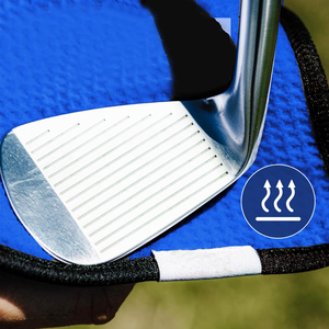 Serviette de golf personnalisée de couleur unie, fabrication professionnelle, prix abordable, service OEM, serviette de golf pour usage personnel - Product Image 5