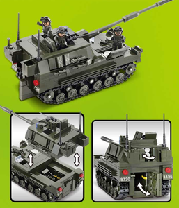 OXFORD Cobra Team Artillery Brigade Building Toys Transportation Theme <b>Block</b> Model Firepower Vehicle Assemble ABS <b>Plastic</b> - Product Image 3