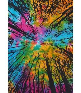 2024 Tendance Mix Designs Imprimé Multi-Couleurs Coton Tentures Murales/Affiches Inde En Gros Tapisserie - Product Image 1