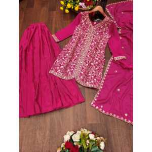Designer Women's Party Wear <b>Suit</b> Set Sequence Embroidered Work for Work & Special Occasions - Product Image 1