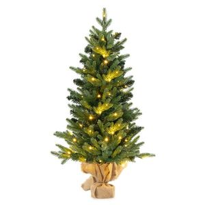 3FT <b>Tabletop</b> Christmas <b>Tree</b> with 363 PE+PVC Branch Tips & 50 Warm White LEDs Cordless Control Box for Easy Placement - Product Image 2