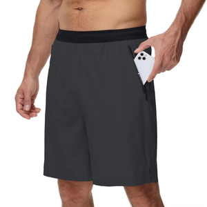 Shorts de sport décontractés pour hommes, respirants, imperméables, à séchage rapide, taille haute, pour la course et l'entraînement, vente en gros - Product Image 5