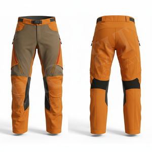 Pantalones de Motocicleta para Hombre, Transpirables, Elásticos, Impermeables, con Bolsillos con Cremallera, Pantalones de Trabajo, Venta al por Mayor - Product Image 4