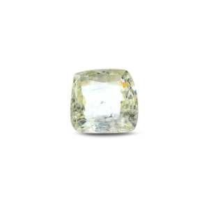 Loose 3 Carat Oval Cut Yellow Sapphire Gemstone for Fine Jewelry - Product Image 1