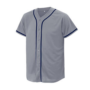 Maillot de baseball rétro personnalisé, impression par sublimation, manches courtes, logo personnalisé, fabricant OEM ODM en gros - Product Image 1