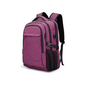 Mochila Moderna para Portátil Color Morado con Puerto USB y Correas para Hombros, Unisex, Capacidad de 20-39L - Product Image 1