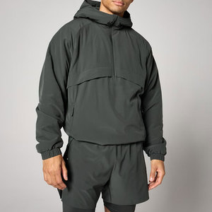 Affordable Price Custom Solid Color Men <b>Lightweight</b> <b>Running</b> <b>Jacket</b> and Shorts Sportswear Set - Product Image 6