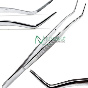 Pinces manuelles de qualité supérieure, à pointes angulées, en acier inoxydable, pinces à pansements, instruments chirurgicaux personnalisés - Product Image 5