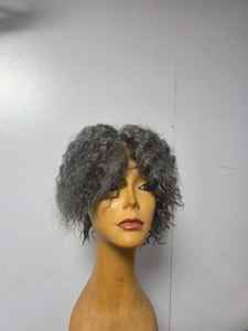 Peluca Completa de Cabello Humano 100% Natural con Cabello Rizado Indio Remy - Product Image 6