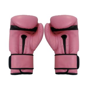 Gants de boxe de qualité supérieure en cuir de vachette à 10 % de teneur en cuir, avec rembourrage en latex multicouche et sangle à boucle pour la boxe, le kickboxing et le MMA - Product Image 4