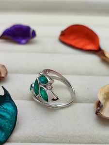 Genuine 925 Sterling Silver <b>Rings</b> Vintage <b>Mens</b> <b>Rings</b> <b>with</b> Green Red Original Agate <b>Stone</b> Retro Hollow Design Direct From India - Product Image 4