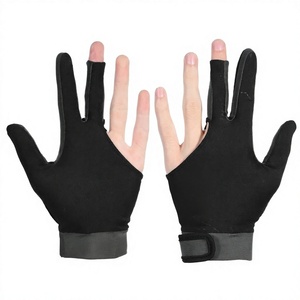 Gants de billard respirants en spandex à 3 doigts, ambidextres, avec fermeture auto-agrippante, toutes saisons, pour la gym, le cyclisme, la piscine, le snooker - Product Image 6