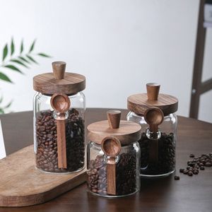 Barattoli in Vetro da 25 OZ (1 Pezzo) con Cucchiai per Conservare Caffè, Tè, Biscotti, Caramelle, Snack, Spezie e Sale - Accessori per Caffè e Tè - Product Image 5