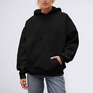 Sudadera con capucha para mujer, de peso pesado, con pedrería de alas, hombros caídos, personalizada, de forro polar grueso y pesado, oversize - Product Image 2
