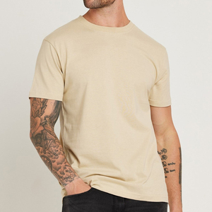 Camisetas de Manga Corta con Cuello Redondo, Camisetas Texturizadas, Camisetas de Algodón para Hombre, Camisetas Polo Negras Casuales para Hombre al por Mayor - Product Image 5