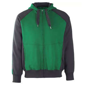 Sudadera con capucha extragrande para personalizar, jersey de forro polar grueso con cremallera bidireccional - Product Image 1