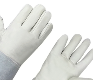 Heavy Duty Heat Resistant Impact Resistant 10-Inch for Welding <b>Gloves</b> Latex-Free Elastic Wristlet Anti-Static Anti-Vibration - Product Image 6