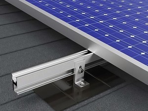Rail solaire en aluminium haute résistance VNTECH GLOBAL 26x52mm, profil de montage PV extrudé pour système solaire de toit - Product Image 3