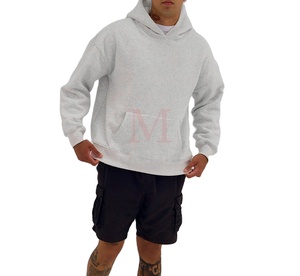 เสื้อฮู้ดดี้แบบสวมหัวสำหรับฤดูหนาว ยูนิเซ็กซ์ ขายส่ง ผ้าฝ้าย 100% ออกแบบเองได้ มีกระเป๋า หนักแน่น น้ำหนัก GSM หลายระดับ รับผลิตแบบ OEM ปี 2024 - Product Image 1