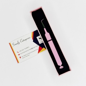 Pince à épiler antistatique Somofy Enterprises 90 degrés en acier inoxydable ultra-fine, la plus vendue, haute qualité, vente en gros, personnalisable - Product Image 6