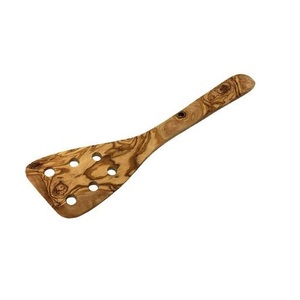 Ensemble de spatules classiques en bois d'olivier, ustensiles de cuisine naturels pour cuisiner, frire, pâtisser, mélanger et servir - Product Image 6