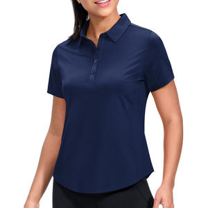 Chemises polo pour femmes avec logo personnalisé, 100% polyester, toutes tailles disponibles, vente en gros, chemises polo de golf pour femmes sur mesure, adultes, OEM - Product Image 1