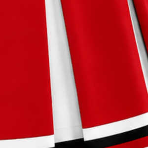 Red White <b>Black</b> Womens <b>Pleated</b> Cheerleading <b>Skirt</b> High Waist Athletic Team Performance Dance Sports Cheer Uniform <b>Skirt</b> - Product Image 5