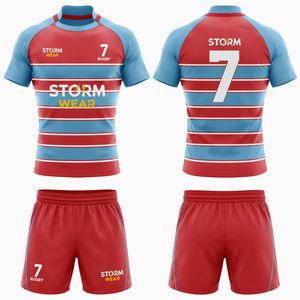 Uniforme de Rugby de Moda para Deportes, Diseño Unisex, Jersey de Rugby con Impresión Personalizada para tu Propio Equipo - Product Image 4