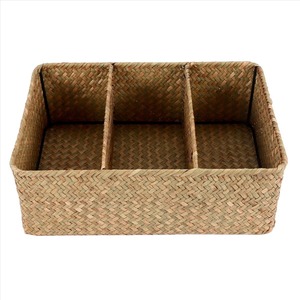 Hand-Woven Seagrass Storage <b>Baskets</b> Handmade Storage <b>Basket</b> Wholesale eco-friendly Made in Viet Nam - Product Image 3