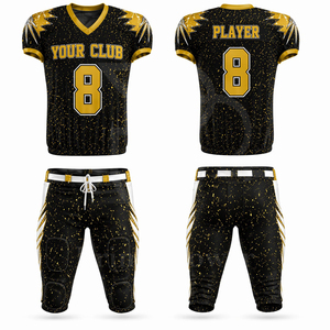 Conjunto de Uniforme de Fútbol Americano de Alta Calidad, Jersey y Pantalones Personalizados, Tela de Alta Calidad, Ropa para Entrenamiento y Juego, Fabricante, Venta al Por Mayor - Product Image 1