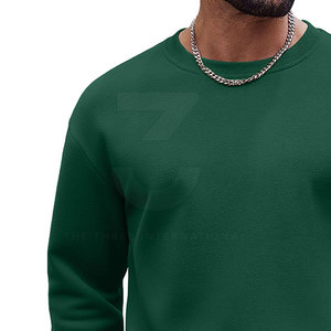 Sudadera Clásica para Hombre, Cuello Redondo, 100% Algodón, Cómoda, Manga Larga, Forro Polar, Transpirable, Ecológica, para Otoño e Invierno - Product Image 4